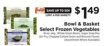 ShopRite Select frozen vegetables offer