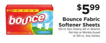 ShopRite Fabric softener sheets offer