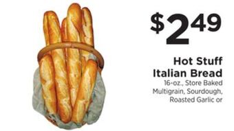 ShopRite Hot stu italian bread offer