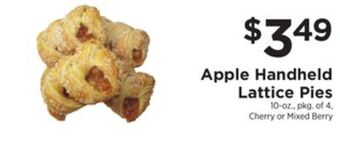 ShopRite Apple handheld lattice pies offer