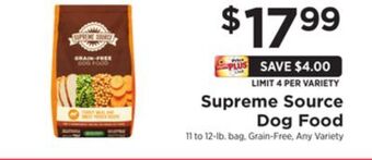 ShopRite Dog food offer