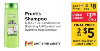 ShopRite Shampoo offer