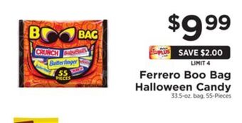 ShopRite Boo bag halloween candy offer