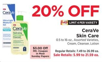 ShopRite Skin care offer