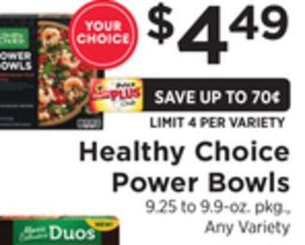 ShopRite Power bowls offer