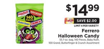 ShopRite Halloween candy offer