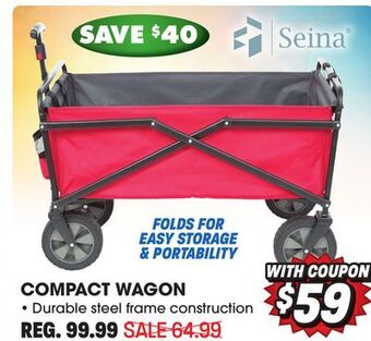 Big 5 Seina collapsible utility wagon offer