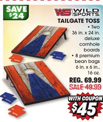Big 5 Wild sports tailgate toss offer
