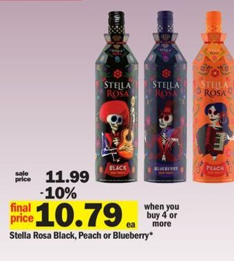 Meijer Stella rosa black, peach or blueberry offer