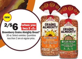 Meijer Brownberry grains almighty bread offer