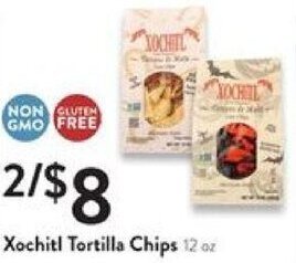 Fresh Thyme Xochitl Tortilla Chips 12 oz offer