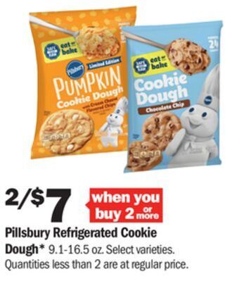 Meijer Pillsbury refrigerated cookie dough offer
