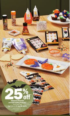 Meijer Halloween bakeware and food crafting products offer