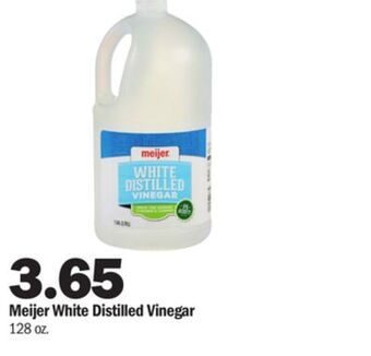 Meijer Meijer white distilled vinegar offer