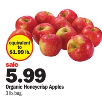 Meijer Organic honeycrisp apples offer