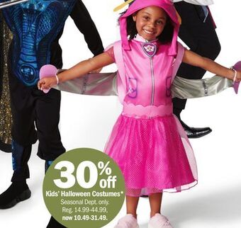 Meijer Kids' halloween costumes offer