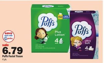 Meijer Puffs facial tissue offer