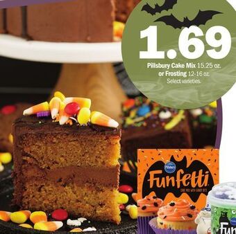 Meijer Pillsbury cake mix 15.25 oz. or frosting 12-16 oz offer