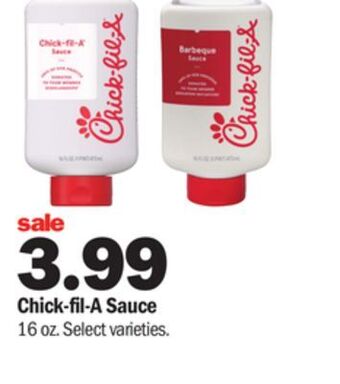 Meijer Chick-fil-a sauce offer