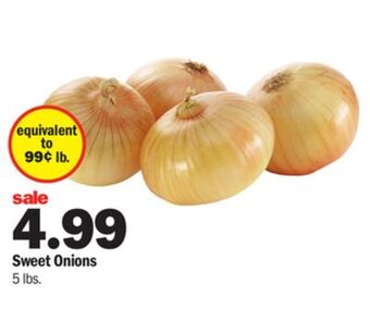 Meijer Sweet onions offer