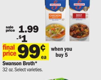 Meijer Swanson broth offer