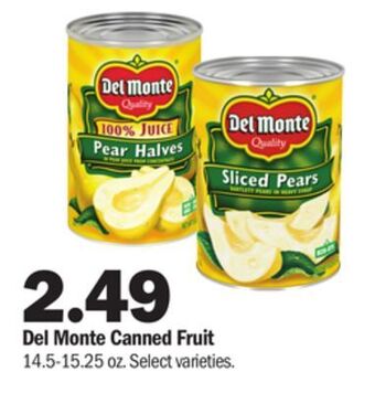Meijer Del monte canned fruit offer