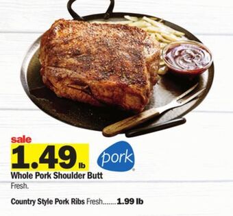 Meijer Whole pork shoulder butt offer