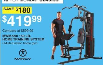 Dunham's Sports Marcy mwm 150 lb. home training system offer