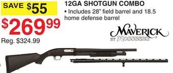 Dunham's Sports Maverick 12ga shotgun combo offer