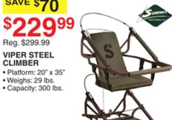 Dunham's Sports Summit viper steel climber offer