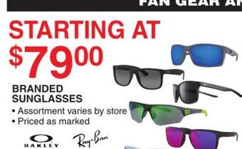 Dunham's Sports Branded sunglasses offer