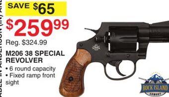 Dunham's Sports Rock island m206 38 special revolver offer