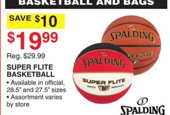 Dunham's Sports Spalding super flite basketball offer