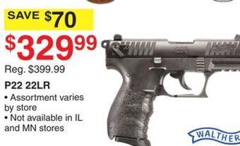Dunham's Sports Walther p22 22lr offer