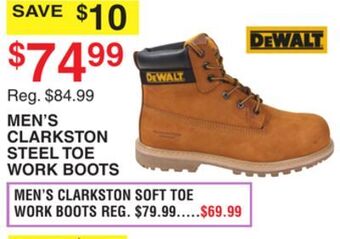 Dunham's Sports Dewalt men's clarkston steel toe work boots offer