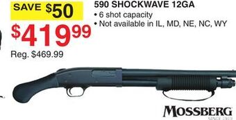 Dunham's Sports Mossberg 590 shockwave 12ga offer