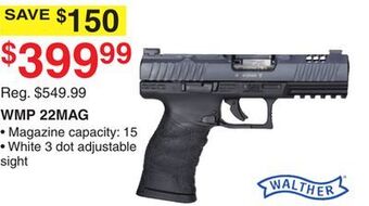 Dunham's Sports Walther wmp 22mag offer