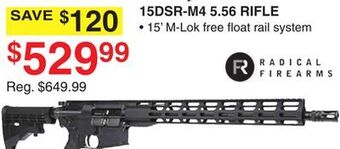 Dunham's Sports Radical firearms 15dsr-m4 5.56 rifle offer