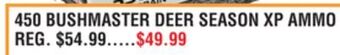 Dunham's Sports Winchester 450 bushmaster deer season xp ammo offer