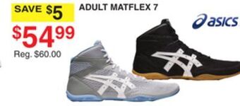Dunham's Sports Asics adult matflex offer