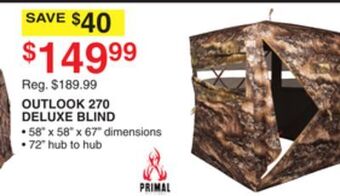 Dunham's Sports Outlook 270 deluxe blind offer