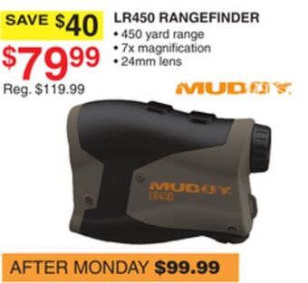 Dunham's Sports Muddy lr450 rangefinder offer