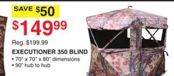Dunham's Sports Muddy executioner 350 blind offer