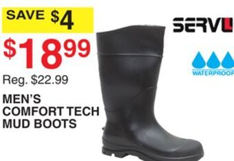 Dunham's Sports Servus men's comfort tech mud boots offer