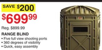 Dunham's Sports Range blind offer