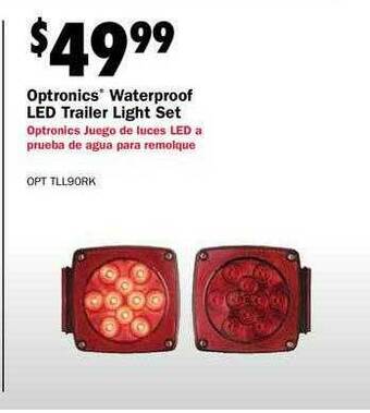 Optronics Waterproof Led Trailer Light Set