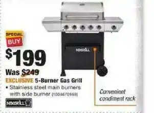 The Home Depot 5-burner Gas Grill offer