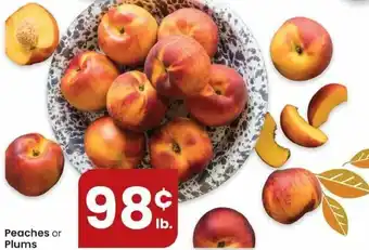 Albertsons Peaches Plums offer