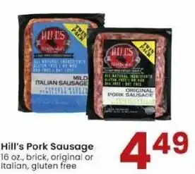 Albertsons Hill's Pork Sausage 16 oz offer