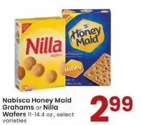 Albertsons Nabisco Honey Maid Grahams Or Nilla Wafers offer